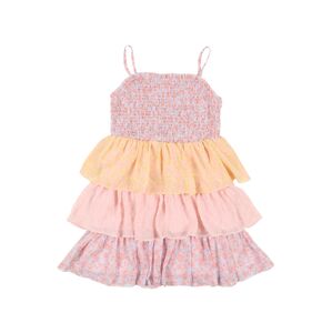 Bardot Junior Šaty 'Minka' světlemodrá / jasně oranžová / růžová