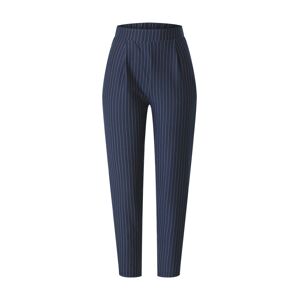 NEW LOOK Kalhoty se sklady v pase  námořnická modř / bílá