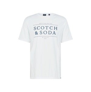 SCOTCH & SODA Shirt  námořnická modř / offwhite