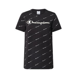 Champion Authentic Athletic Apparel Tričko  černá / bílá / tmavě šedá