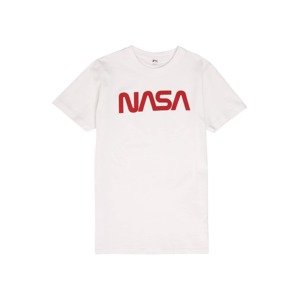 Mister Tee Tričko 'NASA'  červená / bílá