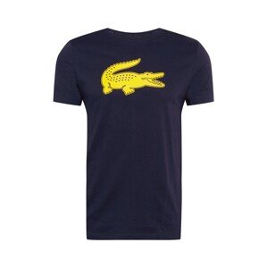 Lacoste Sport Funkční tričko  tmavě modrá / žlutá