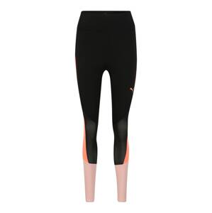 PUMA Sportovní kalhoty  béžová / černá / lososová