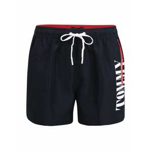 Tommy Hilfiger Underwear Plavecké šortky  bílá / červená / tmavě modrá