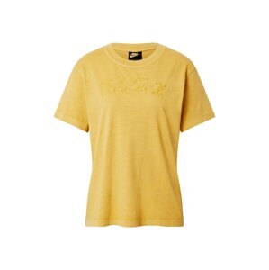 Nike Sportswear Tričko žlutý melír
