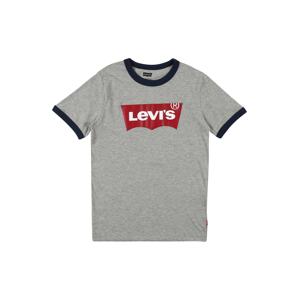 LEVI'S Tričko  námořnická modř / šedý melír / červená / bílá