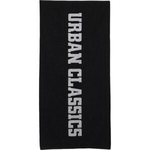 Urban Classics Ručník  černá / bílá