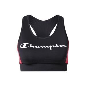 Champion Authentic Athletic Apparel Sportovní podprsenka  černá / bílá / pink