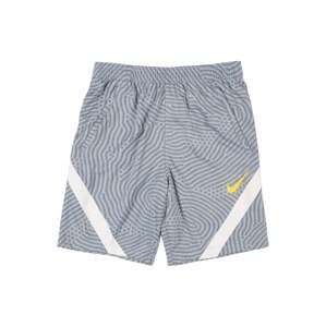 NIKE Sportovní kalhoty 'Strike'  zlatě žlutá / offwhite / šedá / chladná modrá