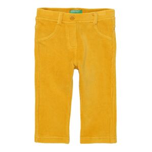 UNITED COLORS OF BENETTON Kalhoty  tmavě žlutá