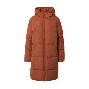 VILA Zimní kabát  oranžově červená