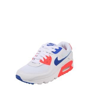 Nike Sportswear Tenisky 'Air Max 90' modrá / oranžově červená / bílá