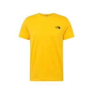 THE NORTH FACE Tričko 'Simple Dome'  zlatě žlutá