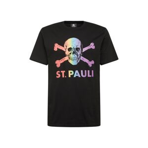 FC St. Pauli Tričko 'Regenbogen'  mix barev / černá