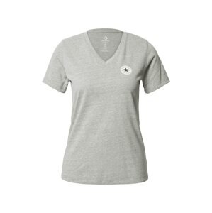 CONVERSE T-Shirt  šedý melír / bílá
