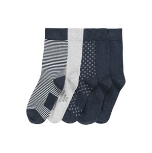 SCHIESSER Ponožky  noční modrá / šedý melír