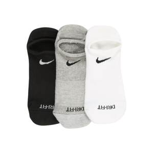 NIKE Sportovní ponožky 'Everyday Plus'  šedá / černá / bílá