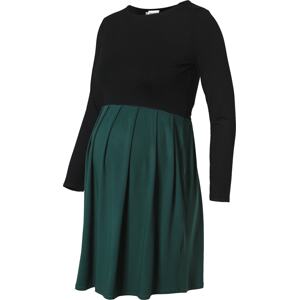 Bebefield Šaty  černá / smaragdová