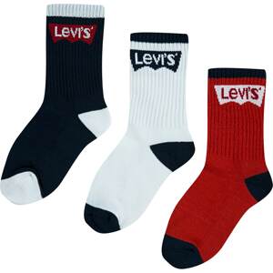LEVI'S Ponožky  noční modrá / bílá / karmínově červené
