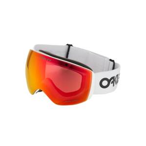 OAKLEY Sportovní brýle 'Flight Deck'  přírodní bílá / oranžová / oranžově červená / černý melír