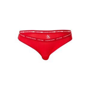 Calvin Klein Underwear Kalhotky 'Brazilian'  červená / bílá
