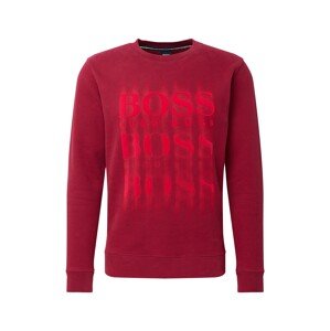 BOSS Casual Sweatshirt  červená / tmavě červená