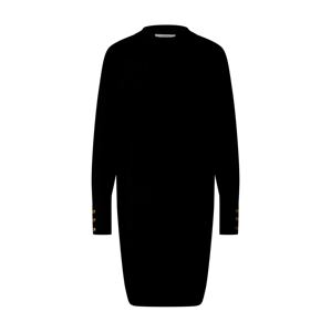 b.young Úpletové šaty  černá