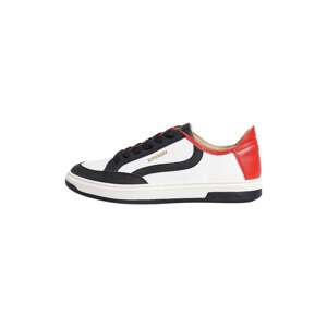 Superdry Sportovní boty  bílá / černá / červená / medová