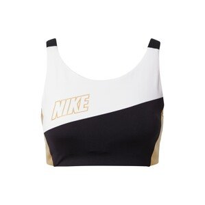 Nike Sportswear Podprsenka  zlatá / bílá / černá