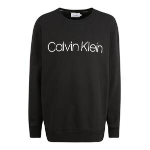 Calvin Klein Big & Tall Mikina  černá / bílá