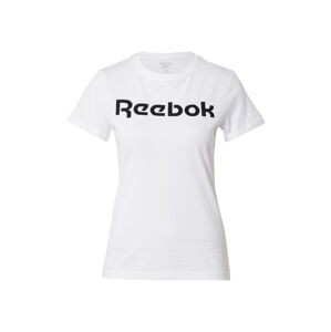 Reebok Sport Funkční tričko  bílá / černá