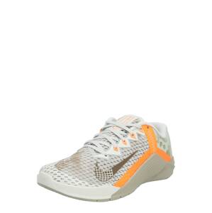 NIKE Sportovní boty 'Nike Metcon 6'  oranžová / bílá / béžová