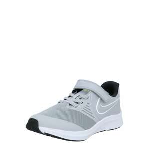 NIKE Sportovní boty 'Star Runner 2'  bílá / stříbrně šedá