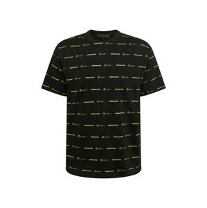 Mennace Shirt  černá / svítivě žlutá