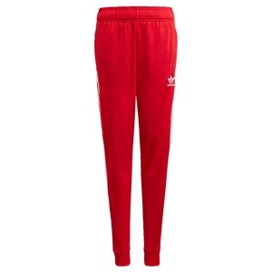 ADIDAS ORIGINALS Kalhoty 'Adicolor'  červená / bílá