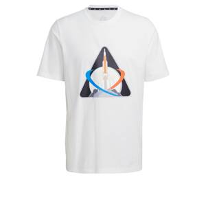 ADIDAS PERFORMANCE Funkční tričko  bílá / černá / modrá / oranžová