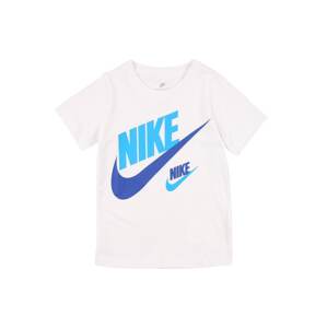 Nike Sportswear Tričko  bílá / modrá