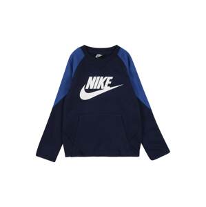 Nike Sportswear Mikina  noční modrá / nebeská modř / bílá