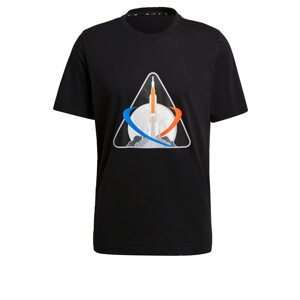 ADIDAS PERFORMANCE Funkční tričko  černá / šedá / modrá / oranžová