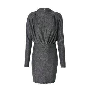 Gina Tricot Koktejlové šaty 'Amber'  stříbrně šedá
