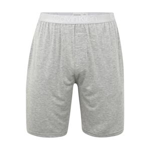 Calvin Klein Underwear Pyžamové kalhoty  šedá / světle šedá / bílá