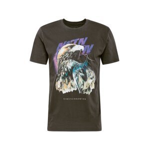 EINSTEIN & NEWTON T-Shirt 'Air'  černý melír / světle fialová / nefritová / bílá / mix barev