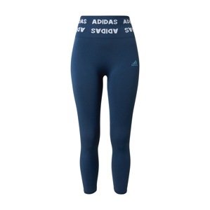 ADIDAS PERFORMANCE Sportovní kalhoty  námořnická modř / světlemodrá