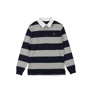 Polo Ralph Lauren Tričko 'RUGBY'  námořnická modř / šedá