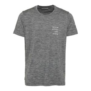 ICEBREAKER Funkční tričko  bílá / šedý melír