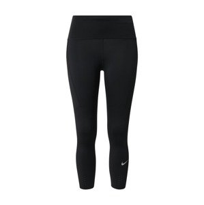 NIKE Sportovní kalhoty 'Epic Luxe' světle šedá / černá