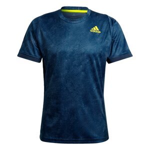 ADIDAS PERFORMANCE Funkční tričko  modrá / svítivě žlutá