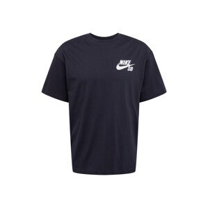 Nike SB Tričko  bílá / černá