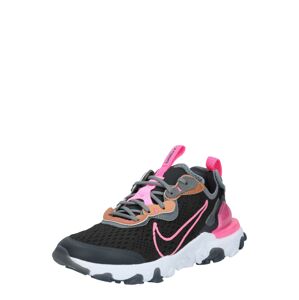 Nike Sportswear Tenisky 'React Vision'  pink / černá / světle hnědá / šedá / tmavě šedá