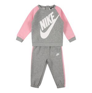 Nike Sportswear Joggingová souprava 'FUTURA'  bílá / růžová / šedý melír